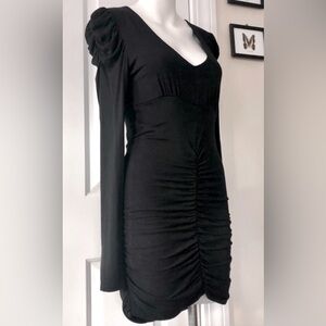 Russian Designer Acasta S*E*X*Y & Elegant Black Women's Dress, Size: Medium, EUC